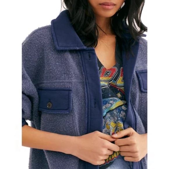 Free People Ruby Jacket in Indigo, Large - Picture 12 of 12